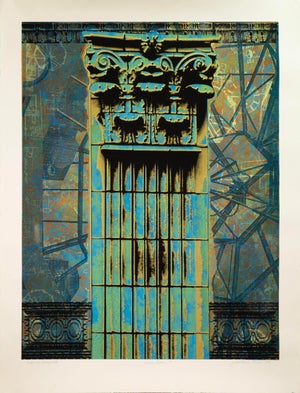 Judith Lipnik Perlow Column Series (Large Iii) 2003 Signed Serigraph on Paper