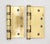 Mid 20th Century Pair of Reclaimed 4 X 4 In. Brass Baldwin Ball Bearing Door Hinges For Sale - Image 5 of 5