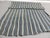 Vintage Blue and Natural Stripes Woven Cotton African Textile Panel Yoruba Size:37"W x 56"L