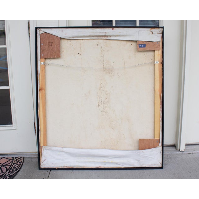 Abstract Oil on Canvas Painting by James L. Bruch For Sale - Image 10 of 10