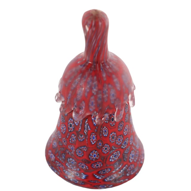 Millefiori Glass Bell Made in Italy After Fratelli For Sale In New York - Image 6 of 8
