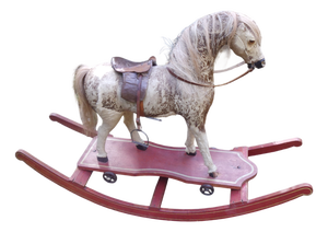 Antique Biedermeier Rocking Horse