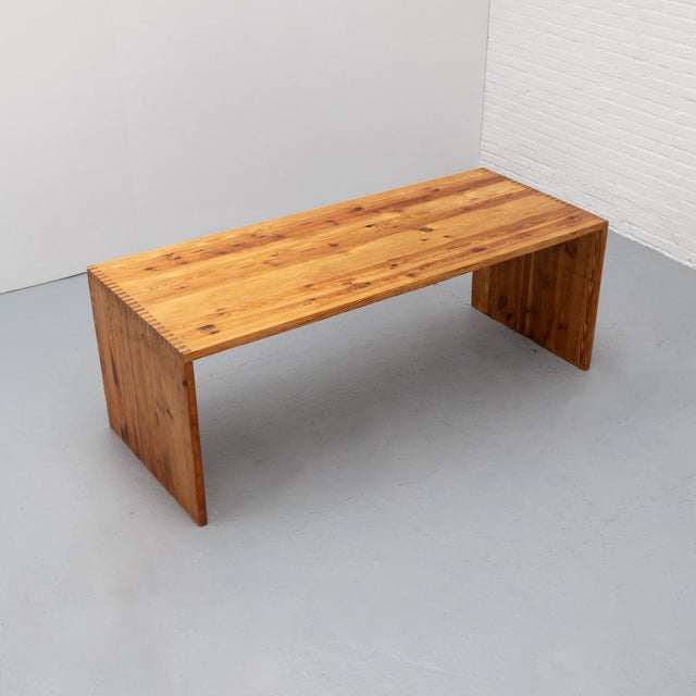 Mid-Century Modern Pine Dining Table by Ate Van Apeldoorn for Houtwerk Hattem, 1970s For Sale - Image 3 of 16