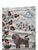 Hand-embroidered Suzani panel from Uzbekistan, worked in fine floss on a cream cotton ground. Three rose-brown lions...