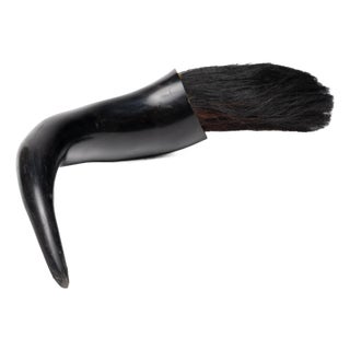 Chinese Buffalo Horn Calligraphy Brush, C. 1900 For Sale