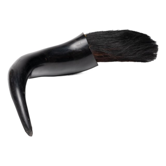 Chinese Buffalo Horn Calligraphy Brush, C. 1900 For Sale