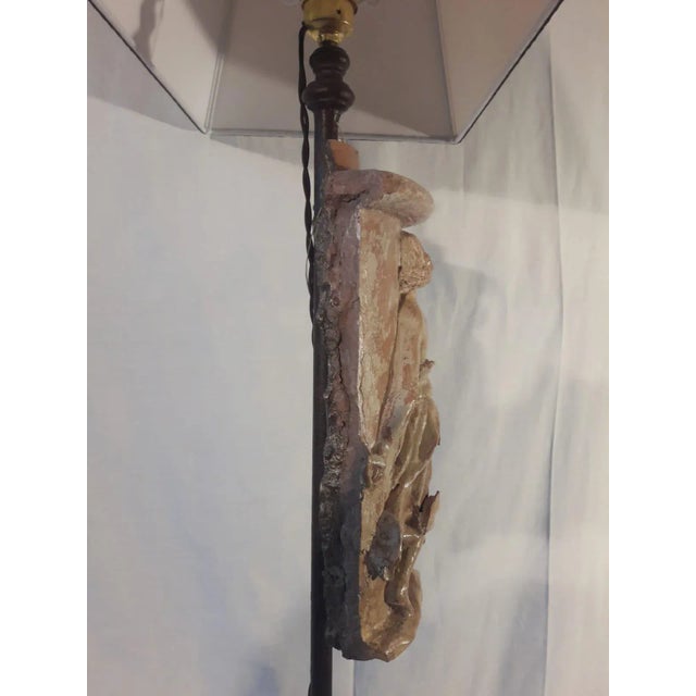 Vintage Terracotta Floor Lamp For Sale - Image 4 of 5