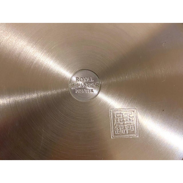 Late 20th Century Royal Selangor Melon Pewter Teapot Large Collectible Malaysian Luxury Gift For Sale - Image 17 of 17