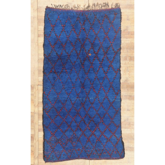 Vintage Beni MGuild Moroccan Rug, 06'02 X 11'09 For Sale - Image 10 of 10