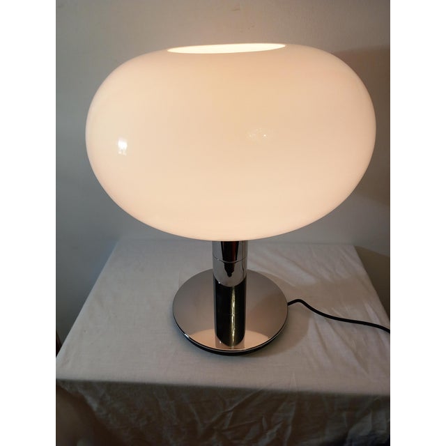 Metal Large Italian Model AM1N Table Lamp by Franco Albini for Franca Helg For Sale - Image 7 of 12