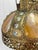 1970s Vintage 40" Hollywood Regency Gold Slag Glass Jeweled Crown Table Lamp For Sale - Image 5 of 13
