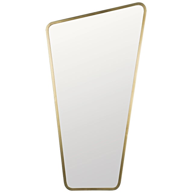 Contemporary NOIR Juliet Mirror, Antique Brass For Sale - Image 3 of 3
