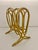 Mid-Century Modern Vintage Mid-Century Modern Bentwood Rattan and Bamboo Magazine Rack. For Sale - Image 3 of 12
