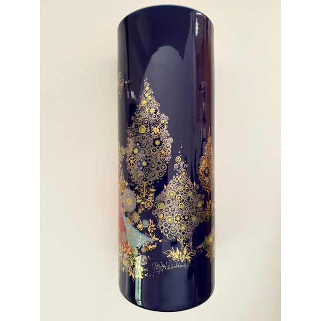 Ceramic Large Mid 20th Century Bjorn Wiinblad '1001 Nacht' or 1001 Nights Porcelain Vase for Rosenthal For Sale - Image 7 of 11