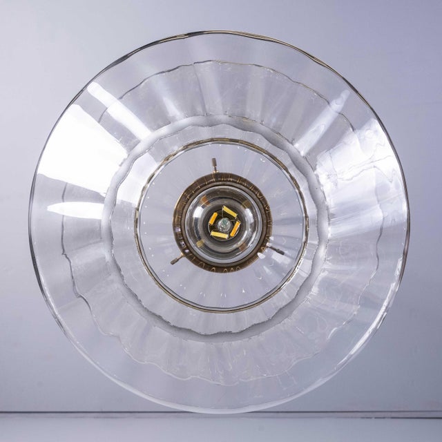 1950s Double Diamond Crystal Pendant Lamp, 1950s For Sale - Image 5 of 9