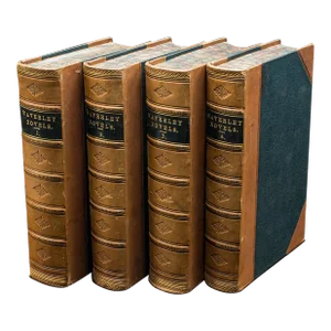 1868's Antique 4 Vols Waverley Novels