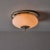 Azucena 1970s Nickel and Opaline Glass Wall or Ceiling Lamp Attributed to Luigi Caccia Dominioni for Azucena For Sale - Image 4 of 18