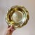 A beautiful vintage solid brass catchall dish, with a twisted rope-style border. A gorgeous table top accessory, perfect...