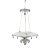 White Vintage Two Tiers Upside Down Umbrella Ceiling Chandelier With Bells, White/ Blue in Arabasic Design Style For Sale - Image 8 of 9