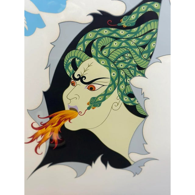 Set of 7 Erté Lithographs of the Seven Deadly Sins, 1982 For Sale - Image 4 of 12