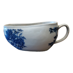 Antique Chinese Porcelain 18th Century Blue Sauce Boat