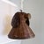 Traditional 1930s Folk Art Rattan Dog Basket Lid or Hanging Pendant Lampshade For Sale - Image 3 of 15