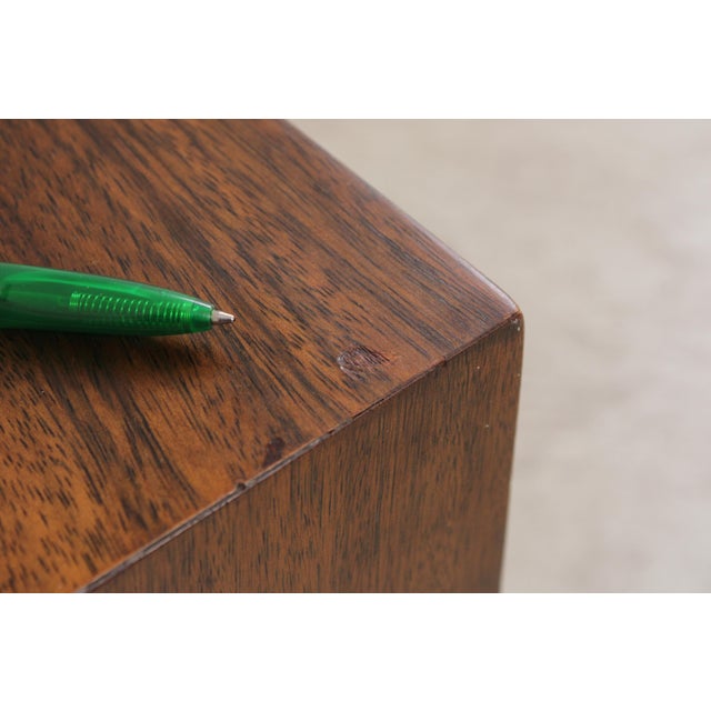 Drexel Perspective Mid Century Modern Walnut 4 Drawer Chest For Sale - Image 14 of 18