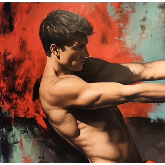 Filippo Manfroni, I'll Be There 2, Oil on Canvas For Sale - Image 10 of 12