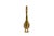 Mid 20th Century Vintage Mid-Century Modern Brass Goose Figurine For Sale - Image 5 of 6