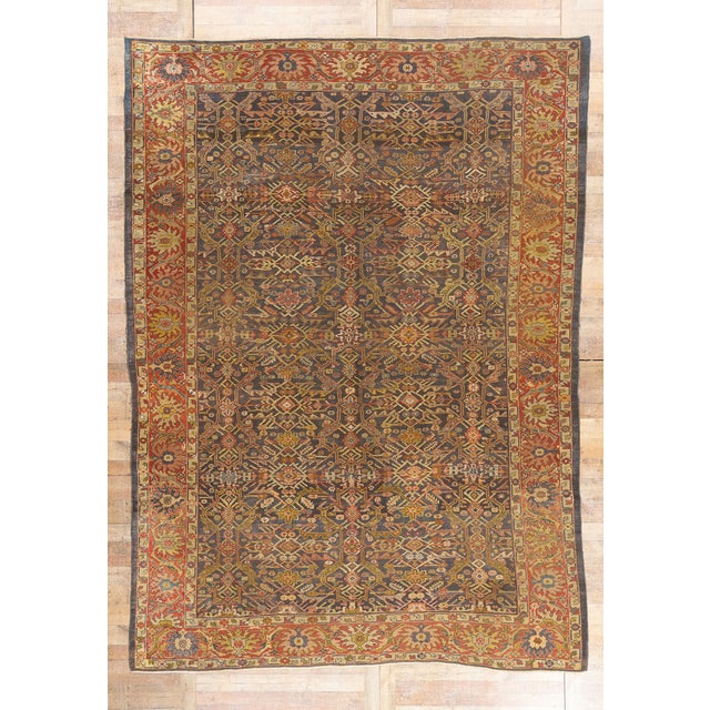 Late 19th Century Persian Sultanabad Rug, 09'10 X 13'08 For Sale - Image 10 of 10