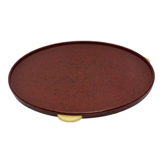 Bakelite Tray Kreutz Art Deco Rotary Cake Dish, Germany, 1930s For Sale