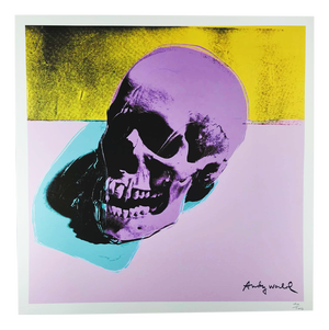 After Andy Warhol, Skull, Lithograph