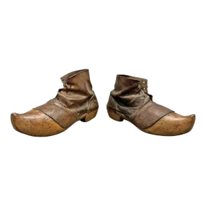 Pair of 19th/20th Century Dutch Garden Clogs