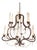 Niermann Weeks Avignon Iron Chandelier For Sale