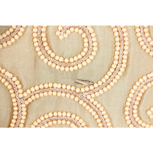 Gold Mid 20th Century Moorish Style Decorative Gold Throw Pillow For Sale - Image 8 of 13