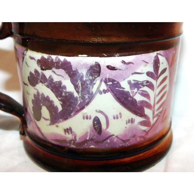 19th Century Antique Lustreware Mug For Sale - Image 5 of 8