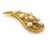 Mikimoto Akoya Pearls & Diamonds 18k Yellow Gold Long Brooch For Sale - Image 4 of 7