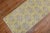 Shabby Chic Vintage Canary Yellow Turkish Runner - 2'1" x 9'2" For Sale - Image 3 of 8