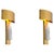 Brass and Rock Crystal Wall Lamps, Set of 2 For Sale - Image 9 of 9