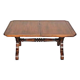 Henry Link Majorca Spanish Style Lyew Leg Refectory Table For Sale