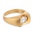 1980s Vintage Gia 0.92 Carat Old Mine Cut Diamond 14k Yellow Gold Engagement Ring, Size 9.5 For Sale - Image 5 of 5