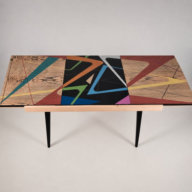Vintage Ash Coffee Table, 1970s For Sale - Image 11 of 11
