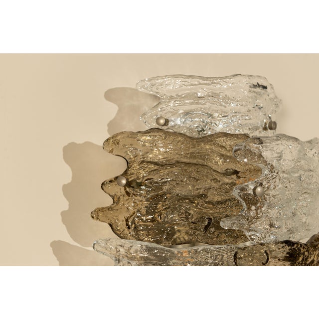 Wall Lamps in Murano Glass by Zero Quattro, Italy, 1970s, Set of 4 For Sale - Image 15 of 18