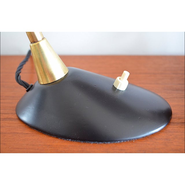 Metal Mid-Century Modern Cobra Desk Lamp from Cosack Leuchten, 1950s For Sale - Image 7 of 9