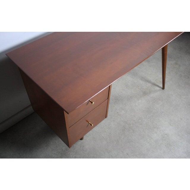 1960s 1960s Danish Modern Paul McCobb for Planner Group Tanker Desk For Sale - Image 5 of 6