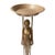 Brass Frankart Style Copper-Tone Nude “Sarcophagus Girl“ Cocktail Smoker Ashtray Stand For Sale - Image 8 of 12