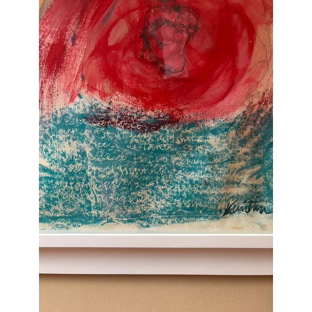 Wood 1990s Original Artwork by Unknown Latin American Artist For Sale - Image 7 of 18