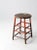 Vintage Rustic Painted Farmhouse Stool For Sale - Image 6 of 10