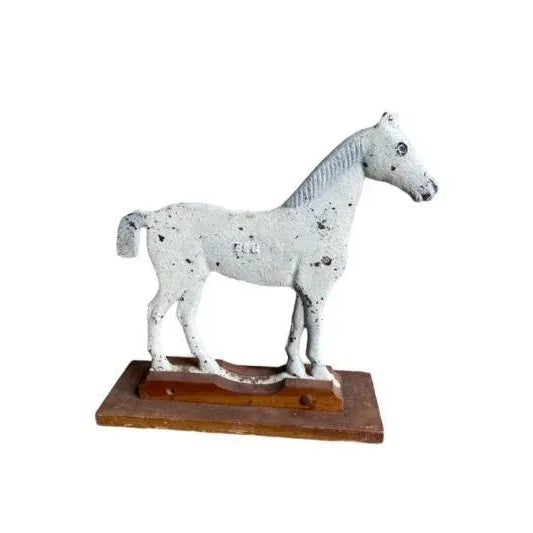 Wood Early 1900s Demspter Horse Windmill Weight For Sale - Image 7 of 7