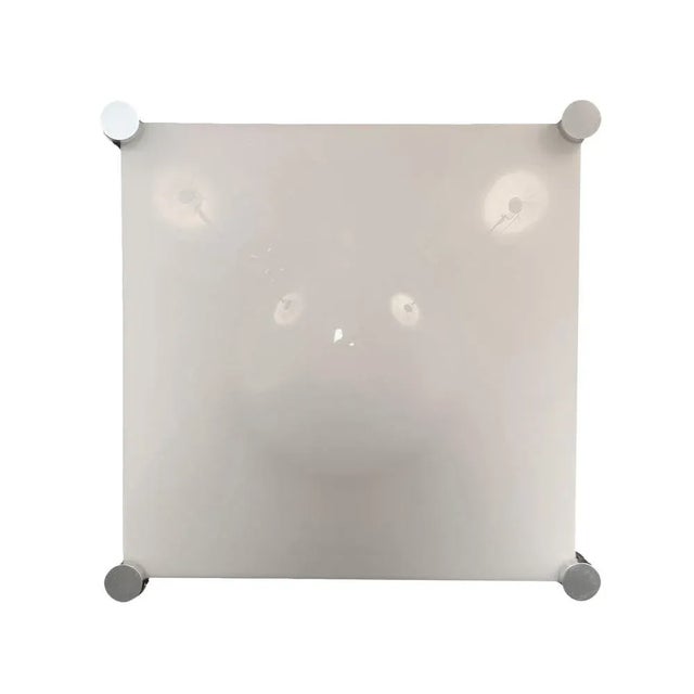 Wonderful Mid-Century white acrylic glass "Bubble Lamp" wall or ceiling Light. This item was produced in Italy during the...